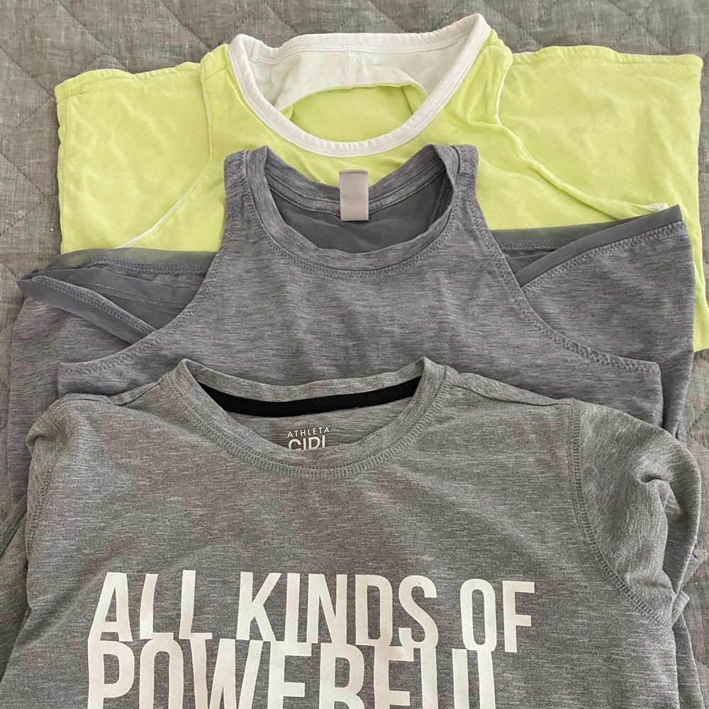 3 Athleta Girls Shirts